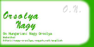 orsolya nagy business card